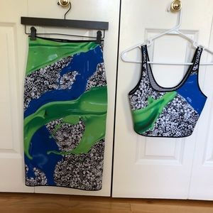 Clover Canyon pencil skirt and tank- reversible